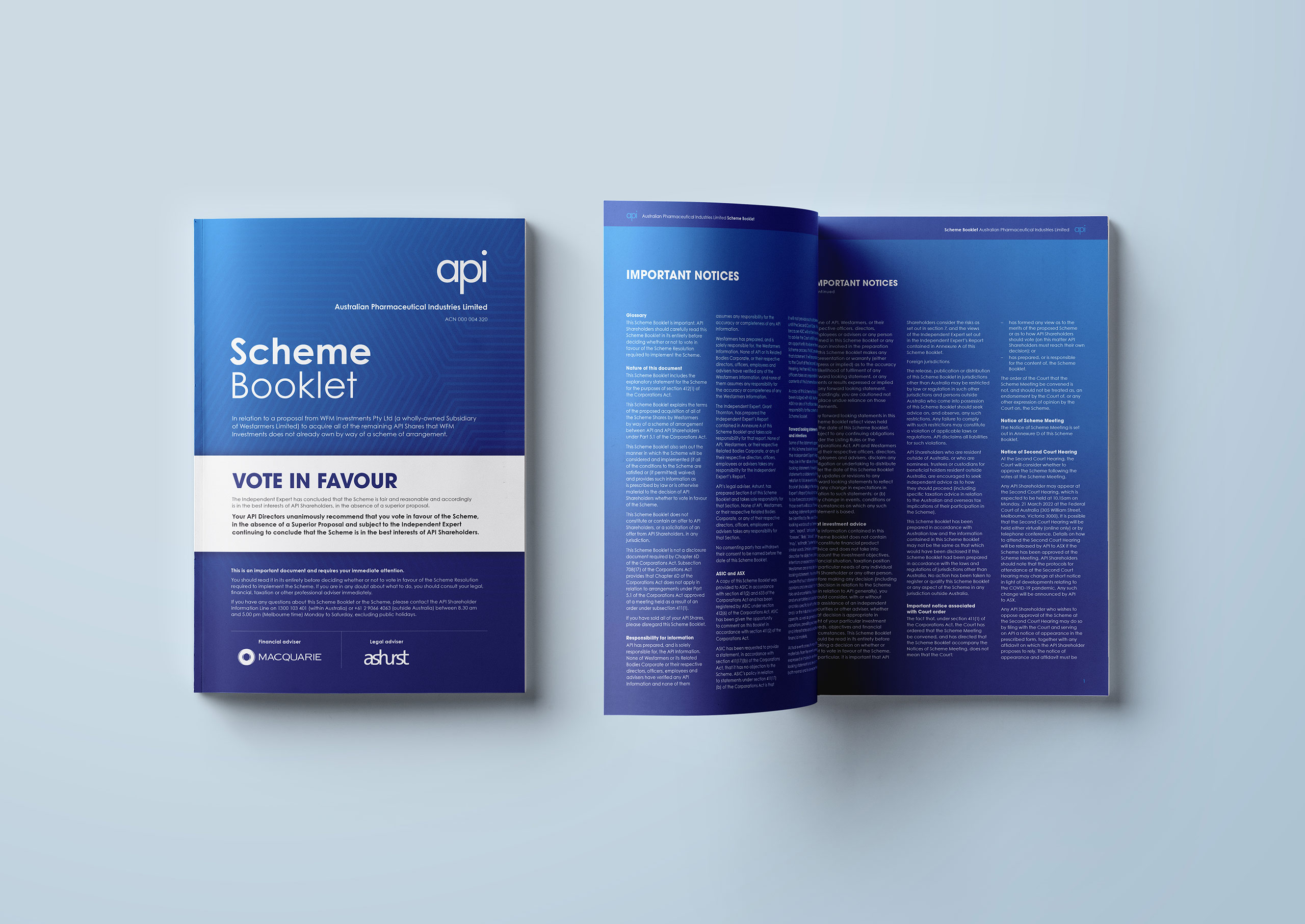 API Scheme Booklet